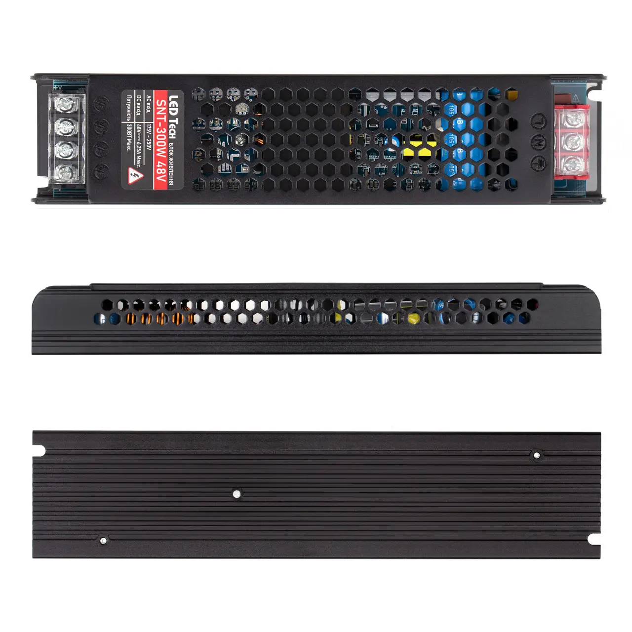Блок живлення LT 48V IP20 6.25A 300W SNT блок живлення 48v, блок живлення ip20, блок живлення 300w, блок живлення 6.25a, блок живлення snt, блок живлення для led 48v, блок живлення світлодіодний, купити блок живлення 48v 300w.