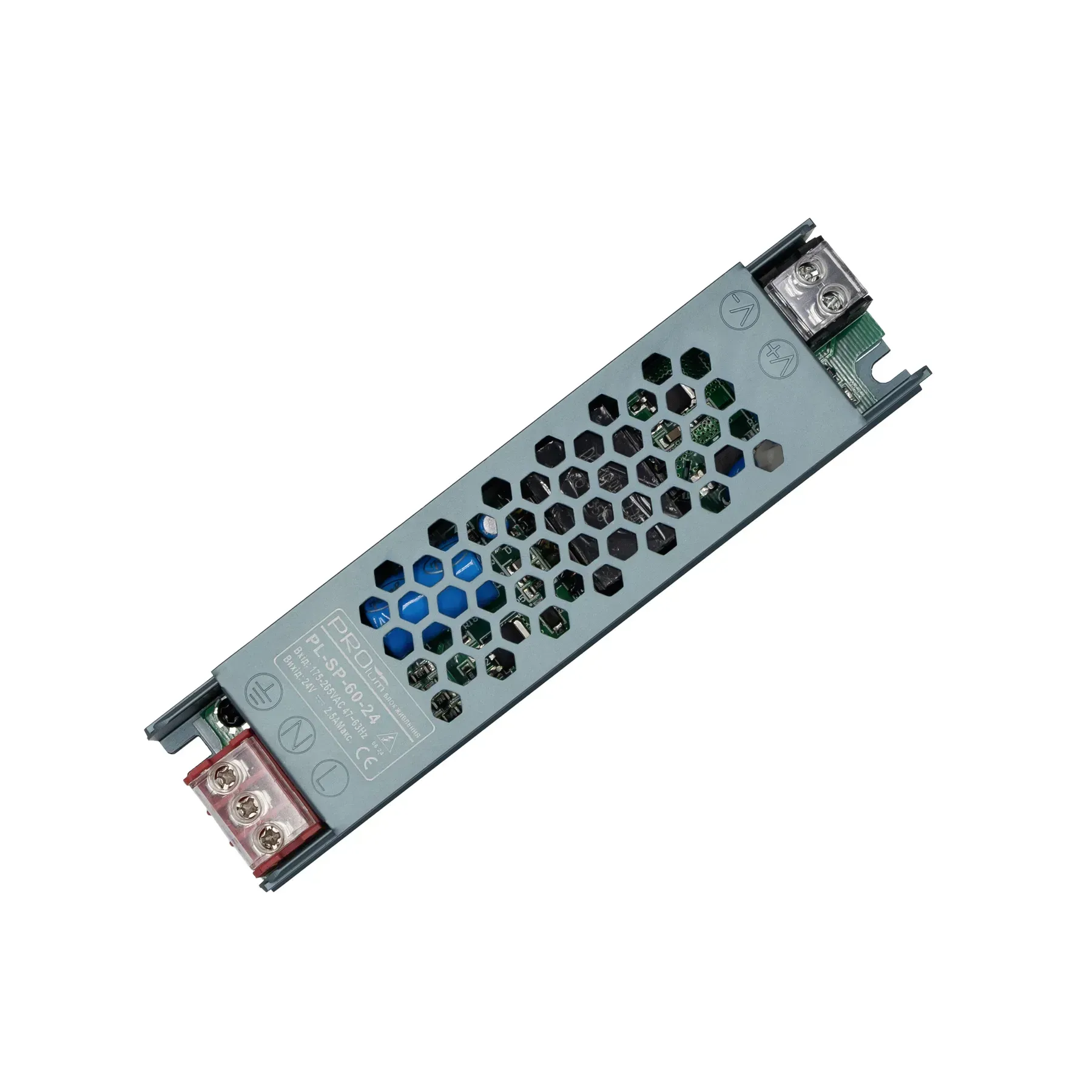 Блок живлення PROLUM 24V IP20 2.5A 60W SP блок живлення 24v, блок живлення ip20, блок живлення 60w, блок живлення 2.5a, блок живлення sp, блок живлення для led стрічки 24v, купити блок живлення 24v 60w, блок живлення світлодіодний.
