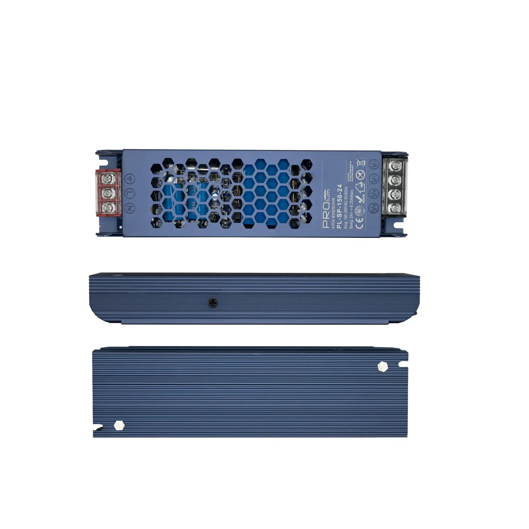 Блок живлення PROLUM 24V IP20 6.25A 150W SP блок живлення 24v, блок живлення ip20, блок живлення 150w, блок живлення 6.25a, блок живлення sp, блок живлення для led 24v, купити блок живлення 24v 150w, блок живлення світлодіодний.