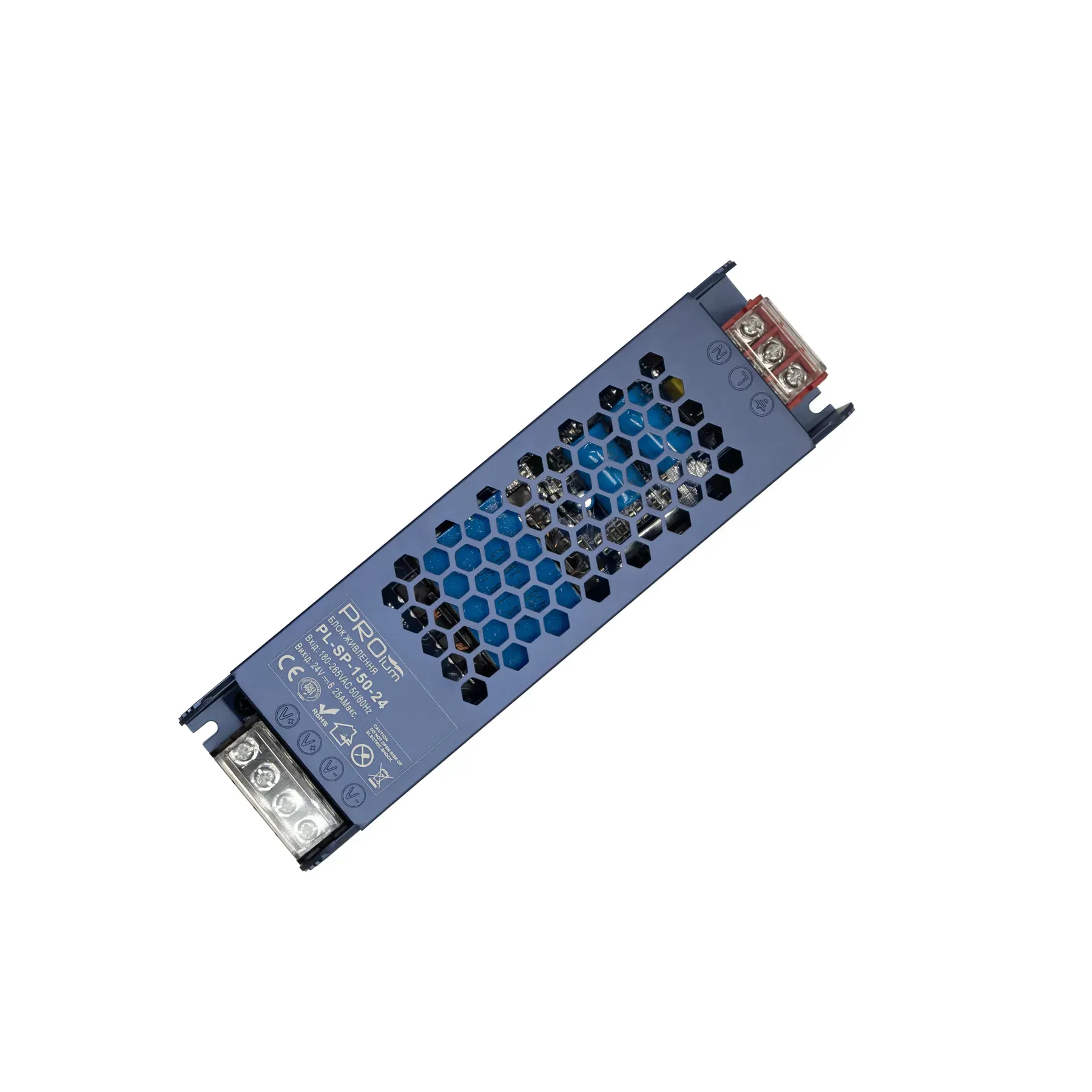 Блок живлення PROLUM 24V IP20 6.25A 150W SP блок живлення 24v, блок живлення ip20, блок живлення 150w, блок живлення 6.25a, блок живлення sp, блок живлення для led 24v, купити блок живлення 24v 150w, блок живлення світлодіодний.