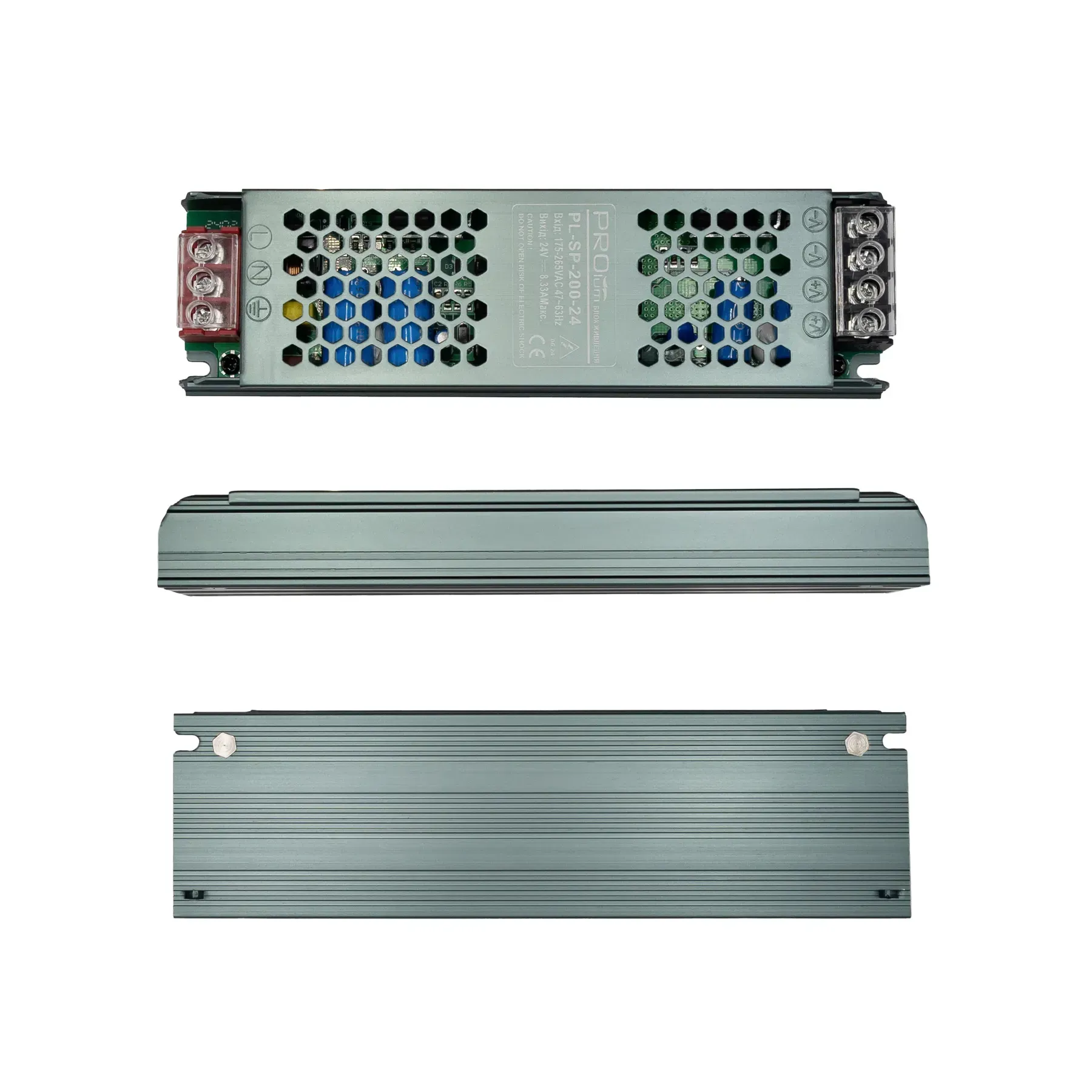 Блок живлення PROLUM 24V IP20 8.33A 200W SP блок живлення 24v, блок живлення ip20, блок живлення 200w, блок живлення 8.33a, блок живлення sp, блок живлення для led стрічки 24v, купити блок живлення 24v 200w, блок живлення світлодіодний.