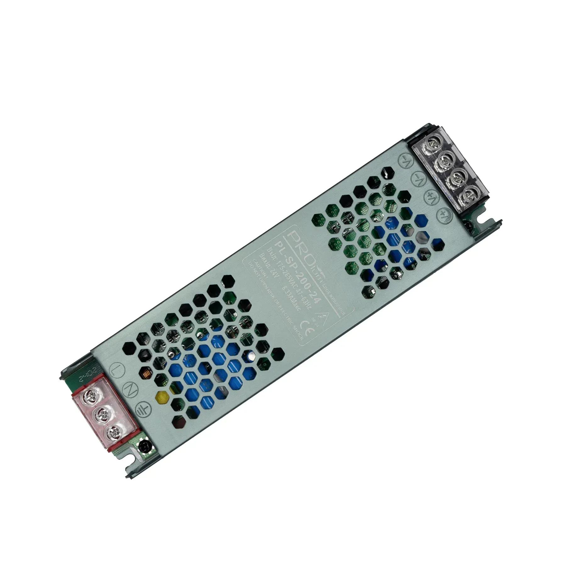 Блок живлення PROLUM 24V IP20 8.33A 200W SP блок живлення 24v, блок живлення ip20, блок живлення 200w, блок живлення 8.33a, блок живлення sp, блок живлення для led стрічки 24v, купити блок живлення 24v 200w, блок живлення світлодіодний.