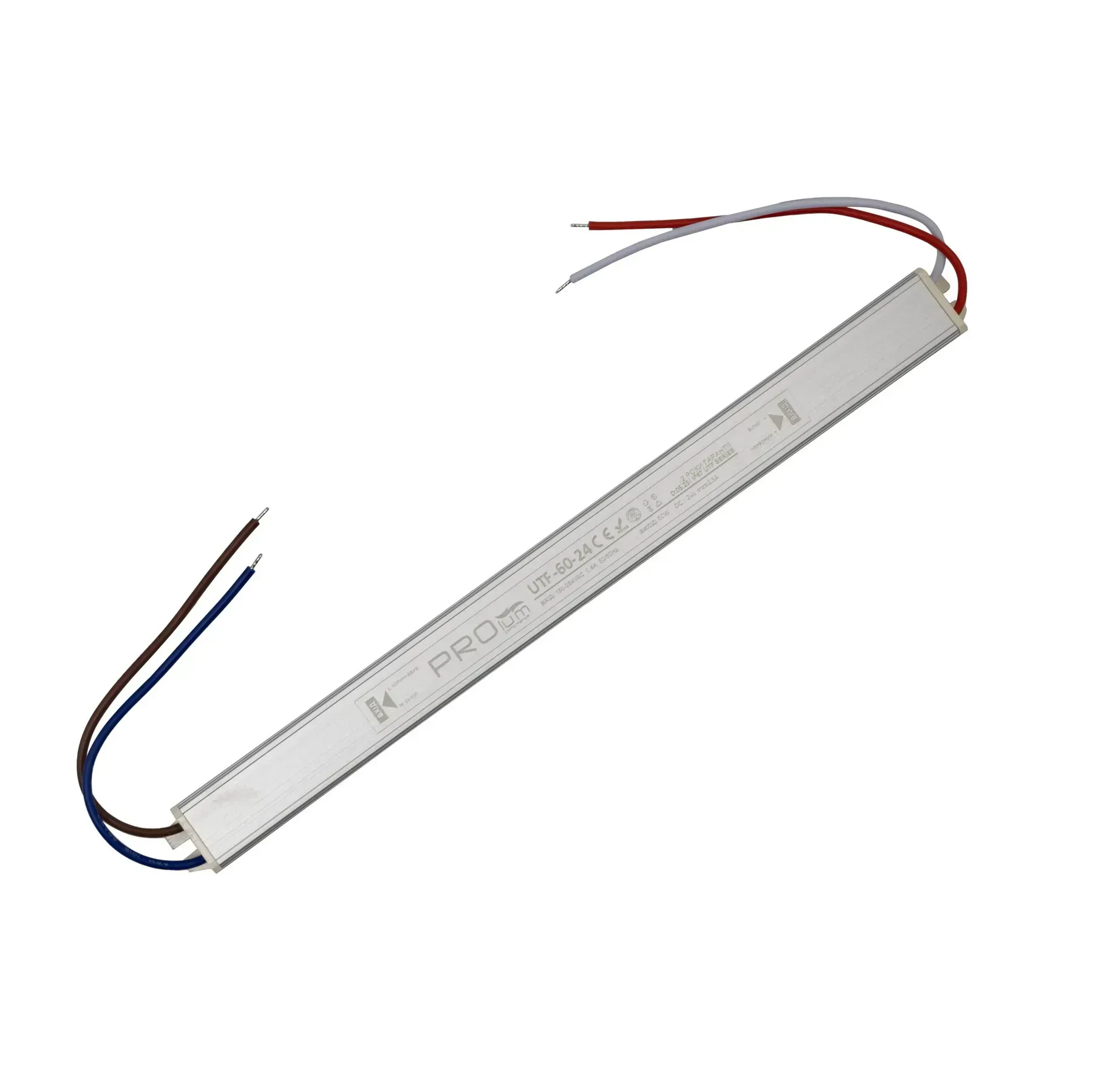 Блок живлення PROLUM 24V IP67 2.5A 60W STICK UTF блок живлення 24v, блок живлення ip67, блок живлення 60w, блок живлення 2.5a, блок живлення stick utf, блок живлення для led 24v, блок живлення для димерів, герметичний блок живлення 24v, купити блок живлення 24v 60w.