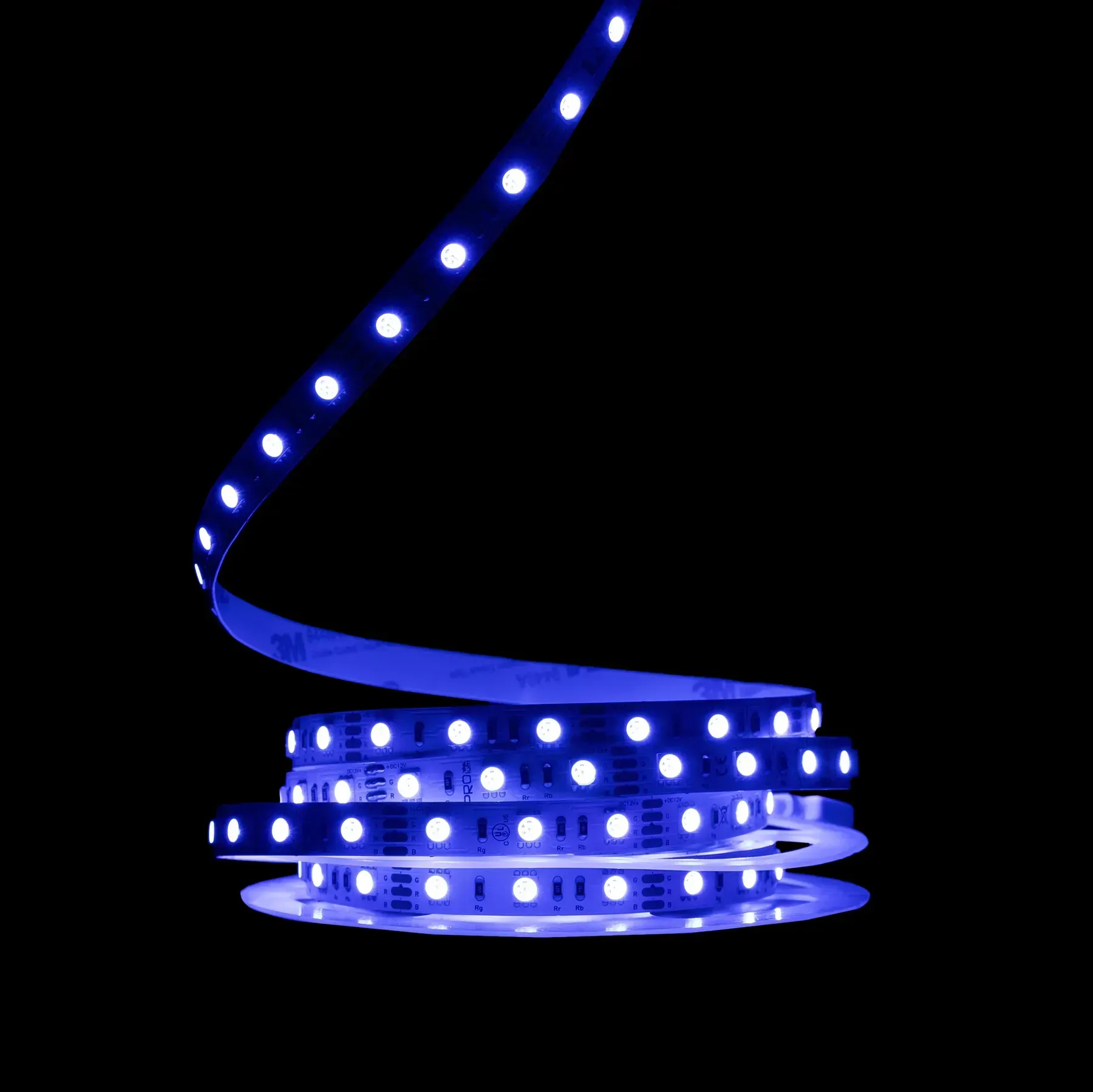 Світлодіодна стрічка PROLUM PRO SMD5050 60LED 17W/m 12V IP20 RGB RGB стрічка, світлодіодна стрічка, LED стрічка, PROLUM PRO, LED стрічка 12V, SMD5050, декоративне освітлення, кольорова LED стрічка, купити RGB стрічку.