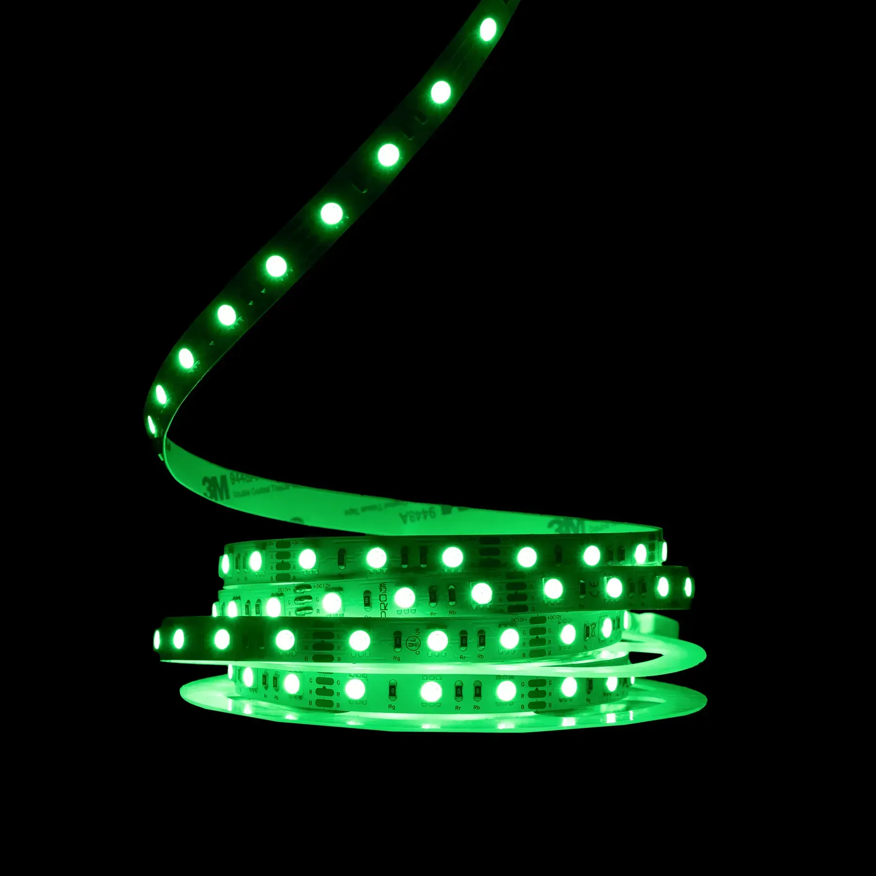 Світлодіодна стрічка PROLUM PRO SMD5050 60LED 17W/m 12V IP20 RGB RGB стрічка, світлодіодна стрічка, LED стрічка, PROLUM PRO, LED стрічка 12V, SMD5050, декоративне освітлення, кольорова LED стрічка, купити RGB стрічку.
