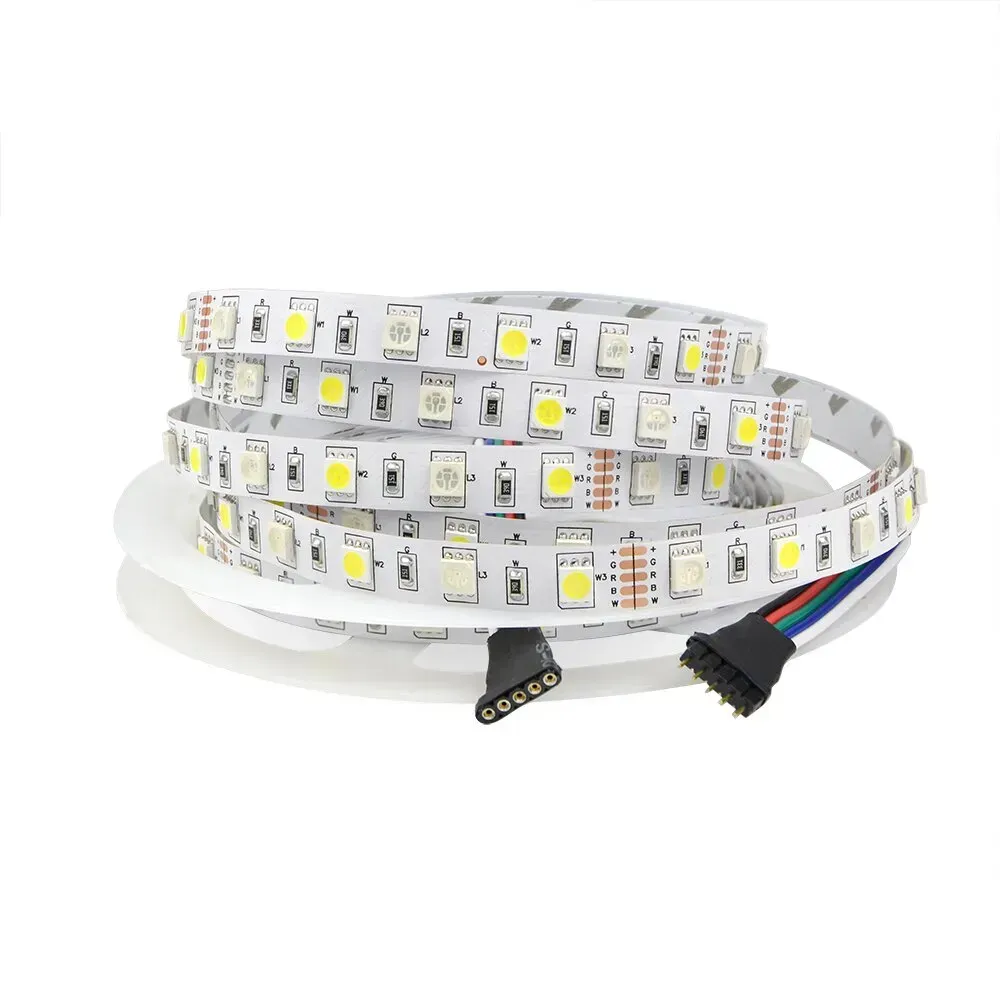 Світлодіодна стрічка PROLUM SG SMD5050 60LED 14.4W/m 12V IP20 RGB+W (5500К) RGB+W світлодіодна стрічка PROLUM SG, LED стрічка 12V, RGB+білий канал 5500К, декоративне підсвічування, LED освітлення кімнати, світлодіодна стрічка IP20, купити RGB+W LED Україна