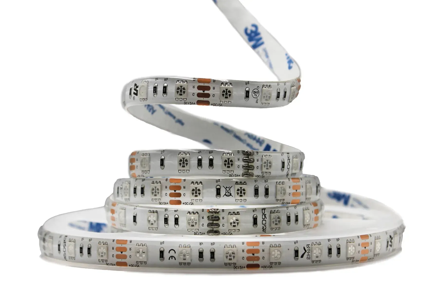 Світлодіодна стрічка PROLUM SG SMD5050 60LED 14.4W/m 12V IP65 RGB RGB світлодіодна стрічка PROLUM SG, LED стрічка 12V, вологостійка світлодіодна стрічка IP65, LED підсвічування фасаду, RGB стрічка для вулиці, декоративне LED освітлення, купити RGB LED стрічку Україна