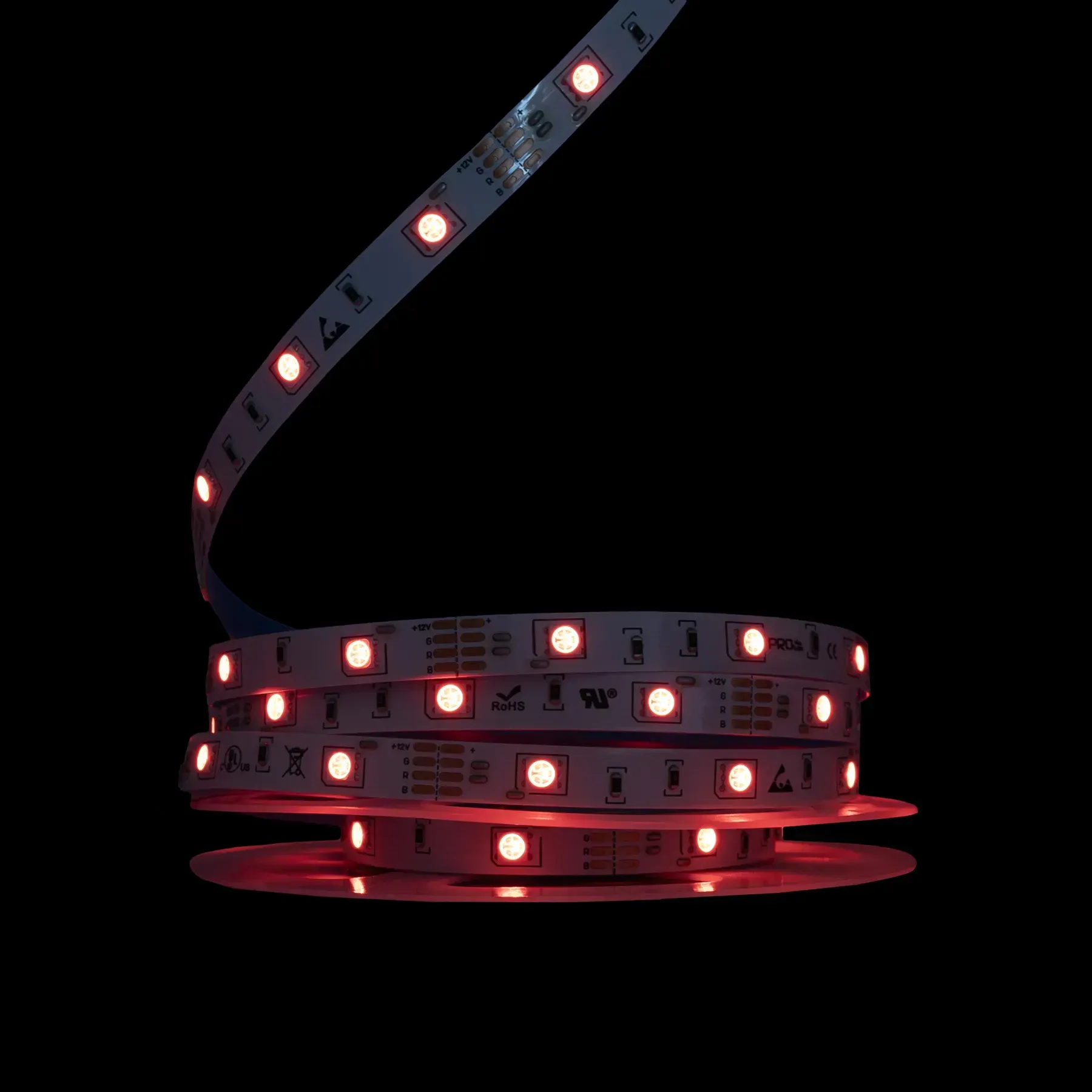 Світлодіодна стрічка PROLUM S SMD5050 30LED 7.2W/m 12V IP20 RGB світлодіодна стрічка RGB, LED стрічка 12V, світлодіодна стрічка PROLUM S, купити LED стрічку RGB, LED стрічка SMD5050.