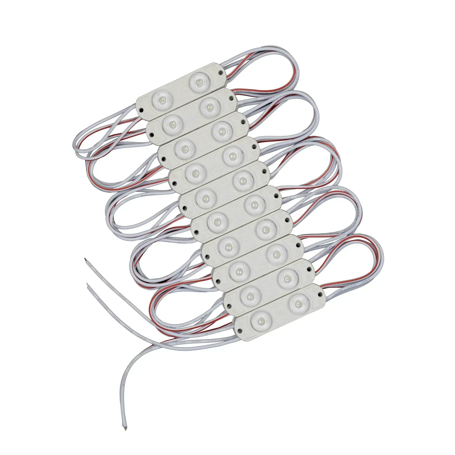 Світлодіодний модуль PROLUM T1 2-діодний 0.72W PROLUM T1, LED модуль 0.72W, SMD2835, 2 діоди, 12V, IP67, модуль з лінзою, холодний білий, світлодіодний модуль, модуль для реклами