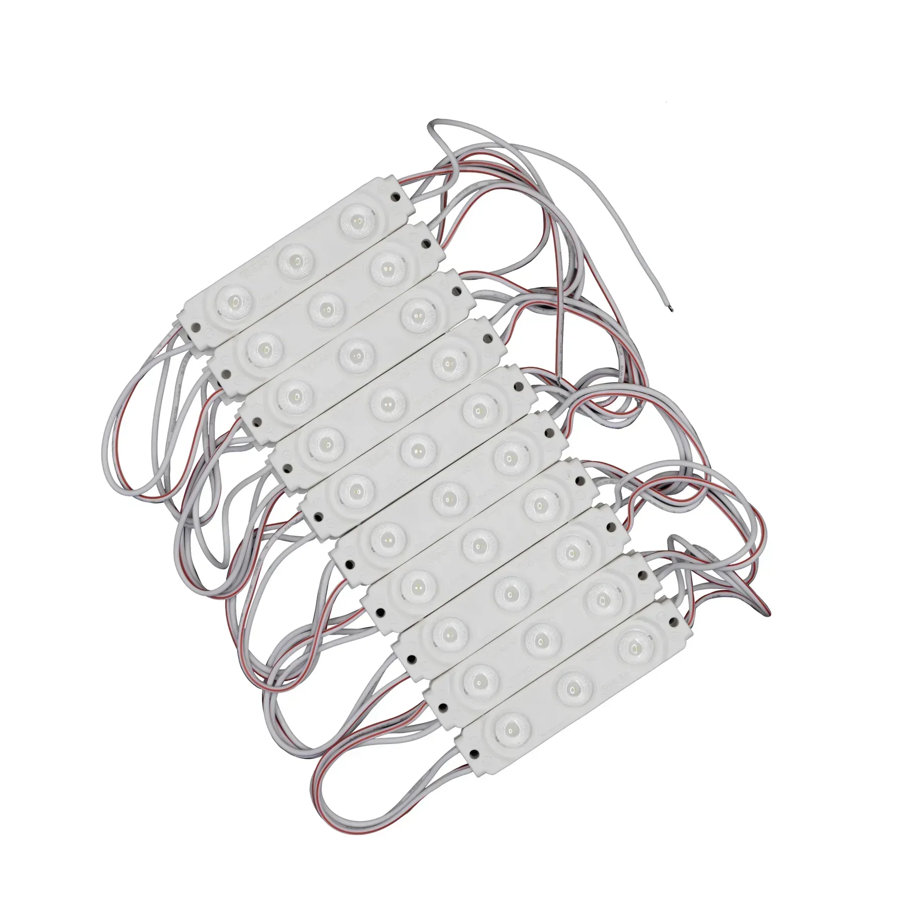 Світлодіодний модуль PROLUM V2 1W SMD2835 PROLUM V2, світлодіодний модуль 1W, LED модуль SMD2835, 12V, IP67, холодний білий 6000K, модуль для реклами, модуль з лінзою, модуль для вивісок, герметичний LED модуль