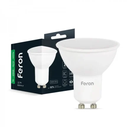 Світлодіодна лампа Feron MR16 GU10 7W (6500K)