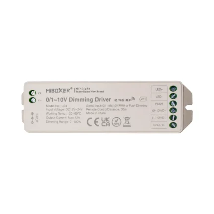 Диммер/контроллер Mi-Light dimming driver 0/1~10V 12A RF 2.4G 12-24V