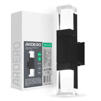 Світлодіодний фасадний світильник Ardero ARCTIC 10W 390Lm 3000К алюміній IP54
