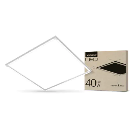 Светодиодная панель ART 600x600мм VIDEX 40W 4400Lm 5000К